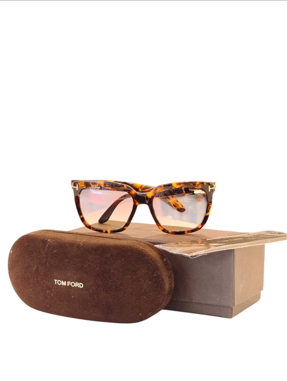TOM FORD Amarra Sunglasses TF502 Havana